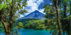 Costa Rica, volcan, agua