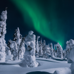 Finlandia, Rovaniemi, Auroras Boreales