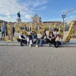 Lisboa, plaza del Comercio, Grupo Mujeres