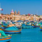 Marsaxlokk, Marta, barcas, mar