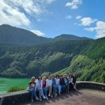 Ponta Delgada, Islas Azores, grupo mujeres