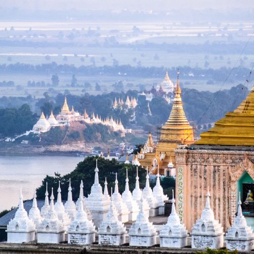 Myanmar, Mandalay, pagoda