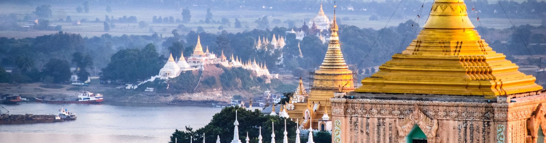 Myanmar, Mandalay, pagoda