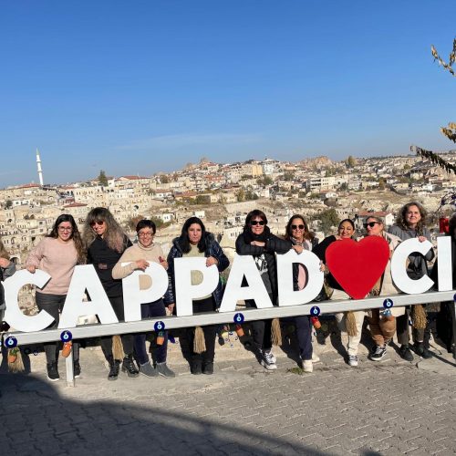 Capadoccia, Turquía, grupo mujeres