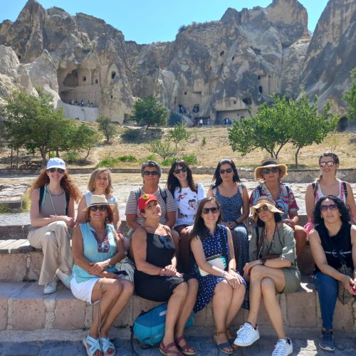 Capadocia, Turquia, grupo mujeres