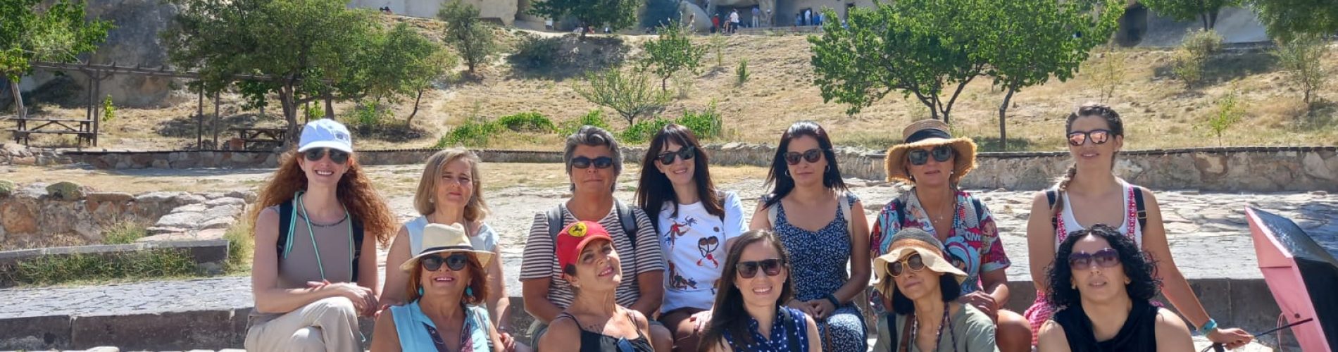 Capadocia, Turquia, grupo mujeres