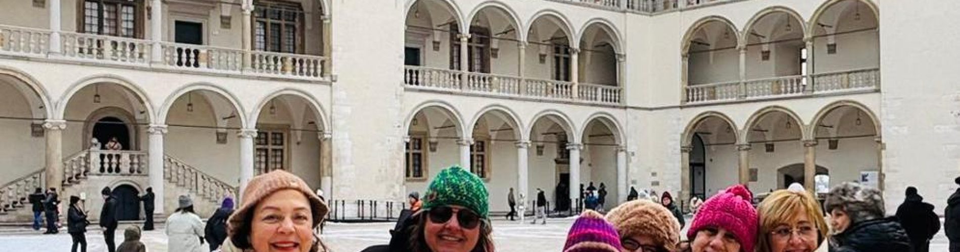 Castillo Real Wawel, Cracovia, grupo mujeres