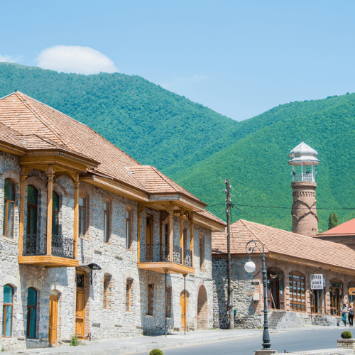 Ciudad de Sheki, Azerbaijan