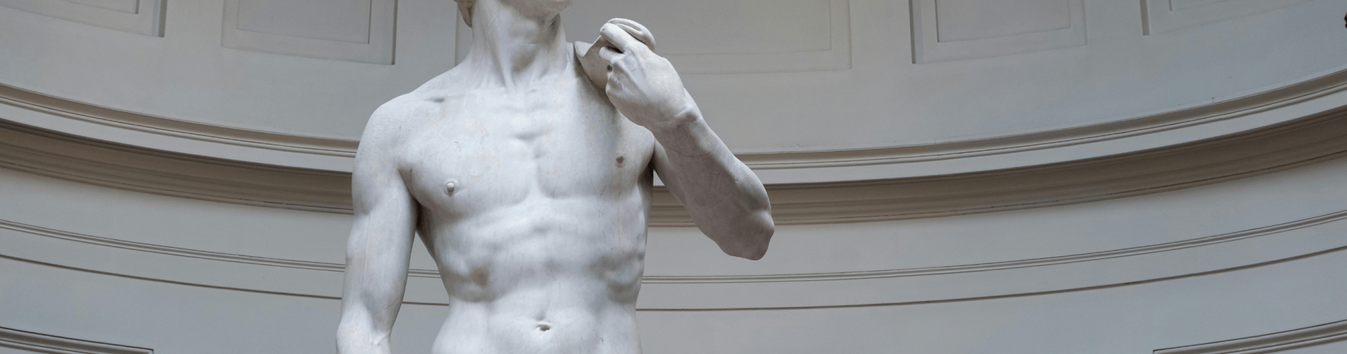 El David de Miguel Ángel en Florencia, Italia