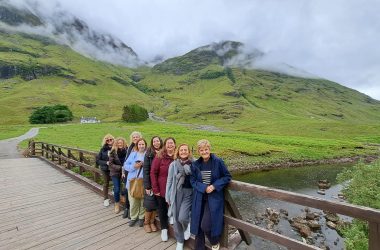 Escocia, Highlands, grupo mujeres