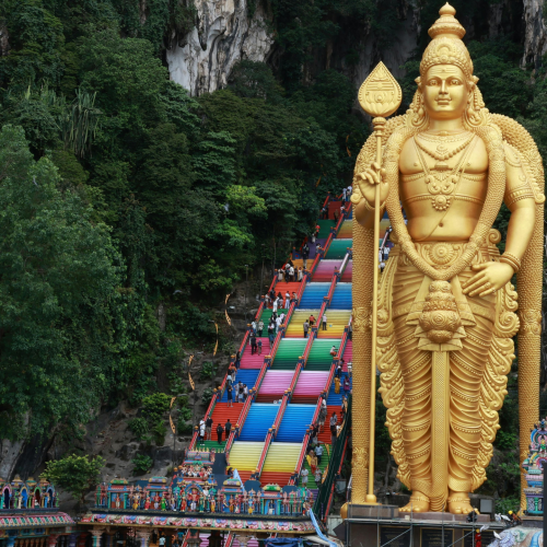 Giant-Lord-Murugan-Statue-at-Batu-Caves, Kuala Lumpur, Malasia