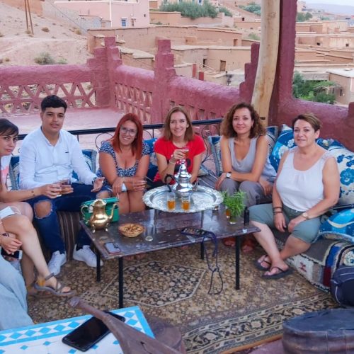 Grupo mujeres Gargantas del Dades, Marruecos