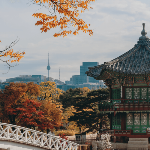 Palacio Gyeongbokgung en Seúl, Corea