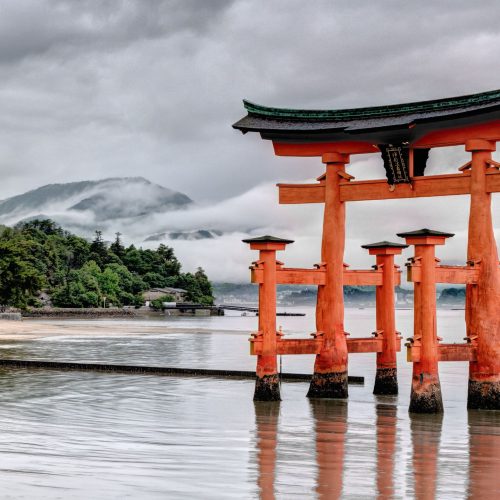 Japon Torii Puerta Templo Tokyo