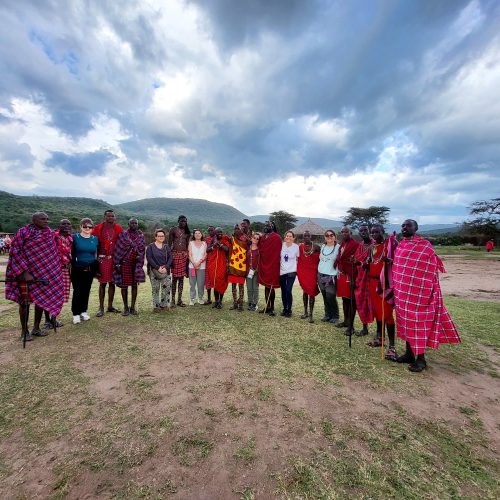 Kenia, Masai Mara, Grupo mujeres