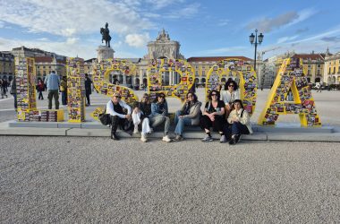 Lisboa, plaza del Comercio, Grupo Mujeres