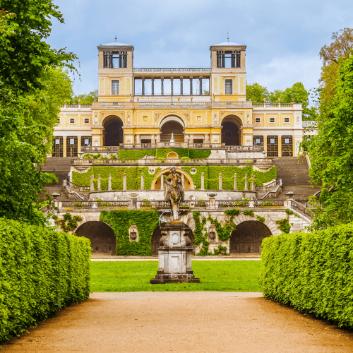 Orangerie in Potsdam, park sanssouci, germany