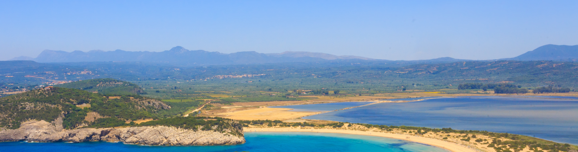 Playa Voidokilia, Peloponeso, Grecia