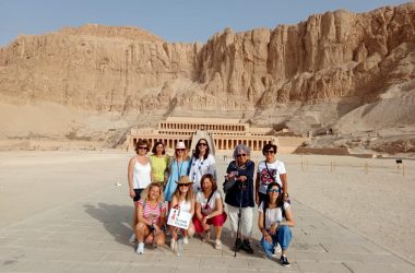 Templo Hatshepsut, Egipto, grupo de mujeres
