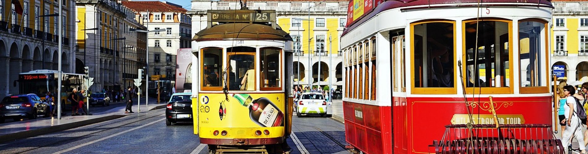 Tranvia, Plaza Comercio, Lisboa