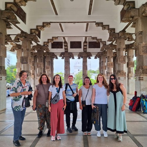 aeropuerto colombo, sri lanka, grupo mujeres