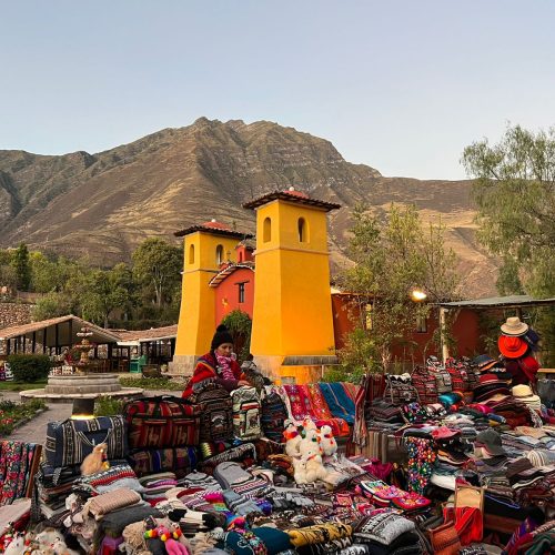 peru, montaña, mercado, grupo mujeres