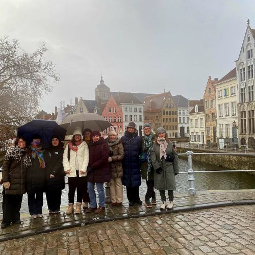 puente, brujas, belgica, grupo mujeres