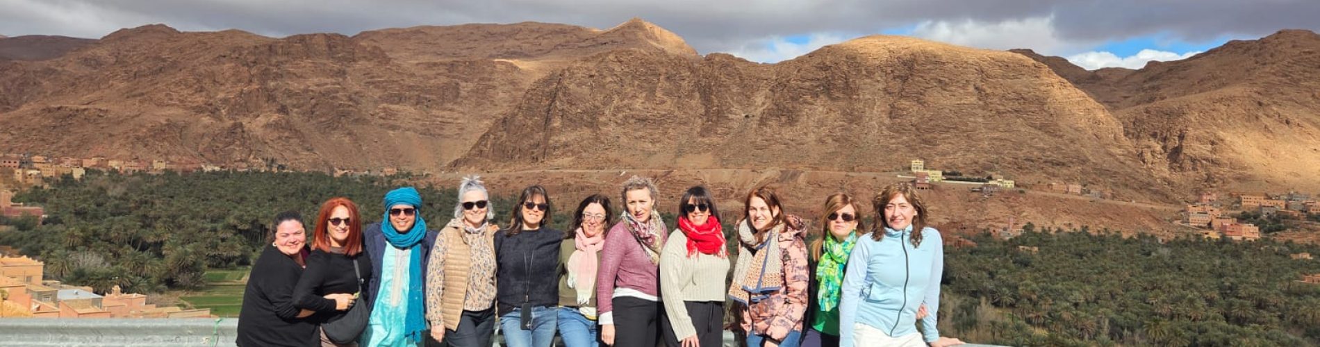 Valle Dades, grupo mujeres, marruecos
