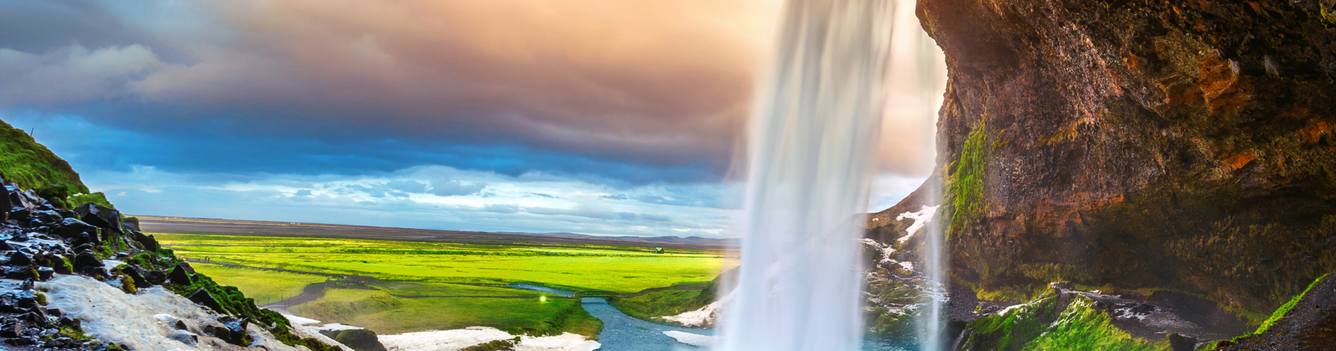 cascada Seljalandsfoss, islandia,