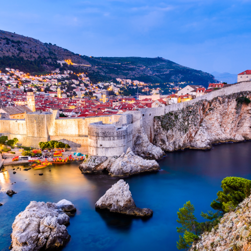 ciudad dubronvik, muralla, croacia