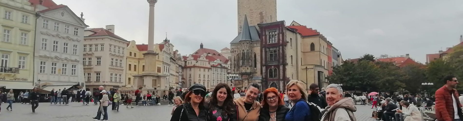 praga, plaza, mujeres, chequia